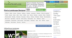 Desktop Screenshot of gardenscout.com