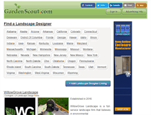 Tablet Screenshot of gardenscout.com